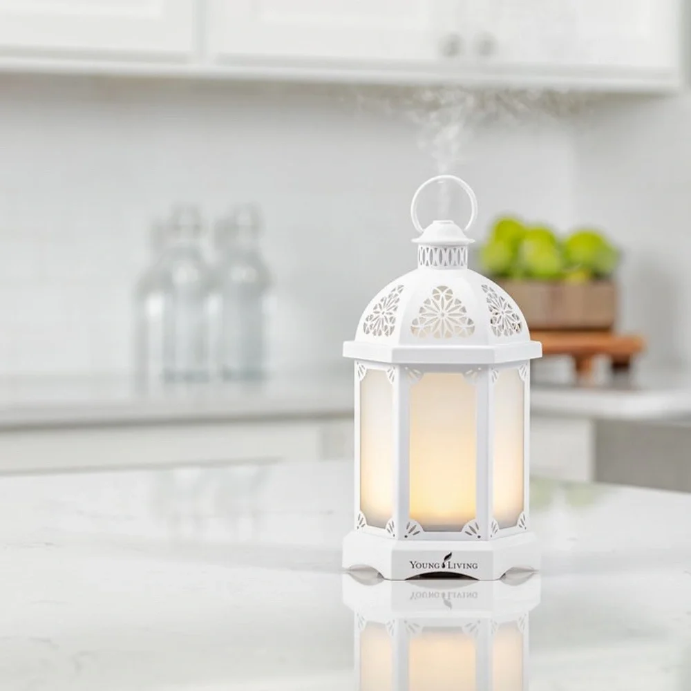 Young Living Ultrasonic Essential Oil White Lantern Diffuser